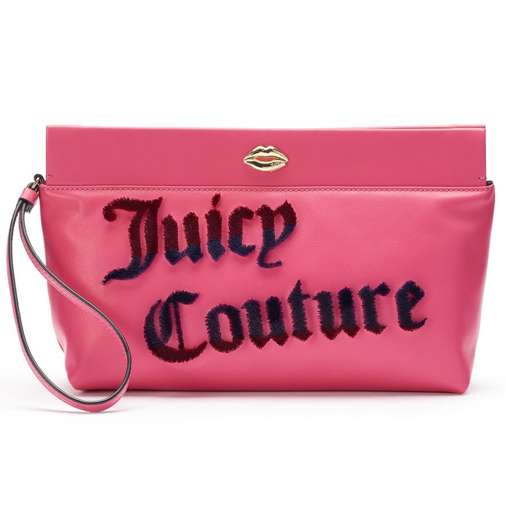 Nwt Juicy Couture Juicy Couture Flocked Clutch